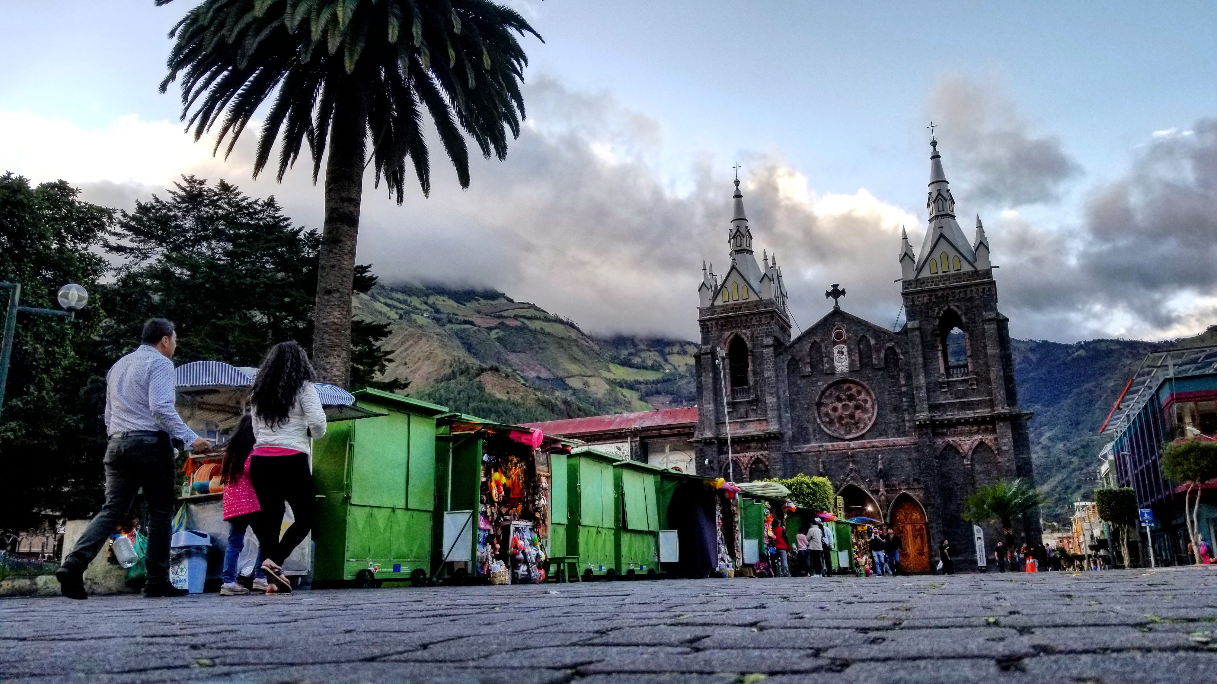 The miraculous city of Baños de Aguas Santa, Ecuador. It's official name translating to "Baths of Sacred Water." 