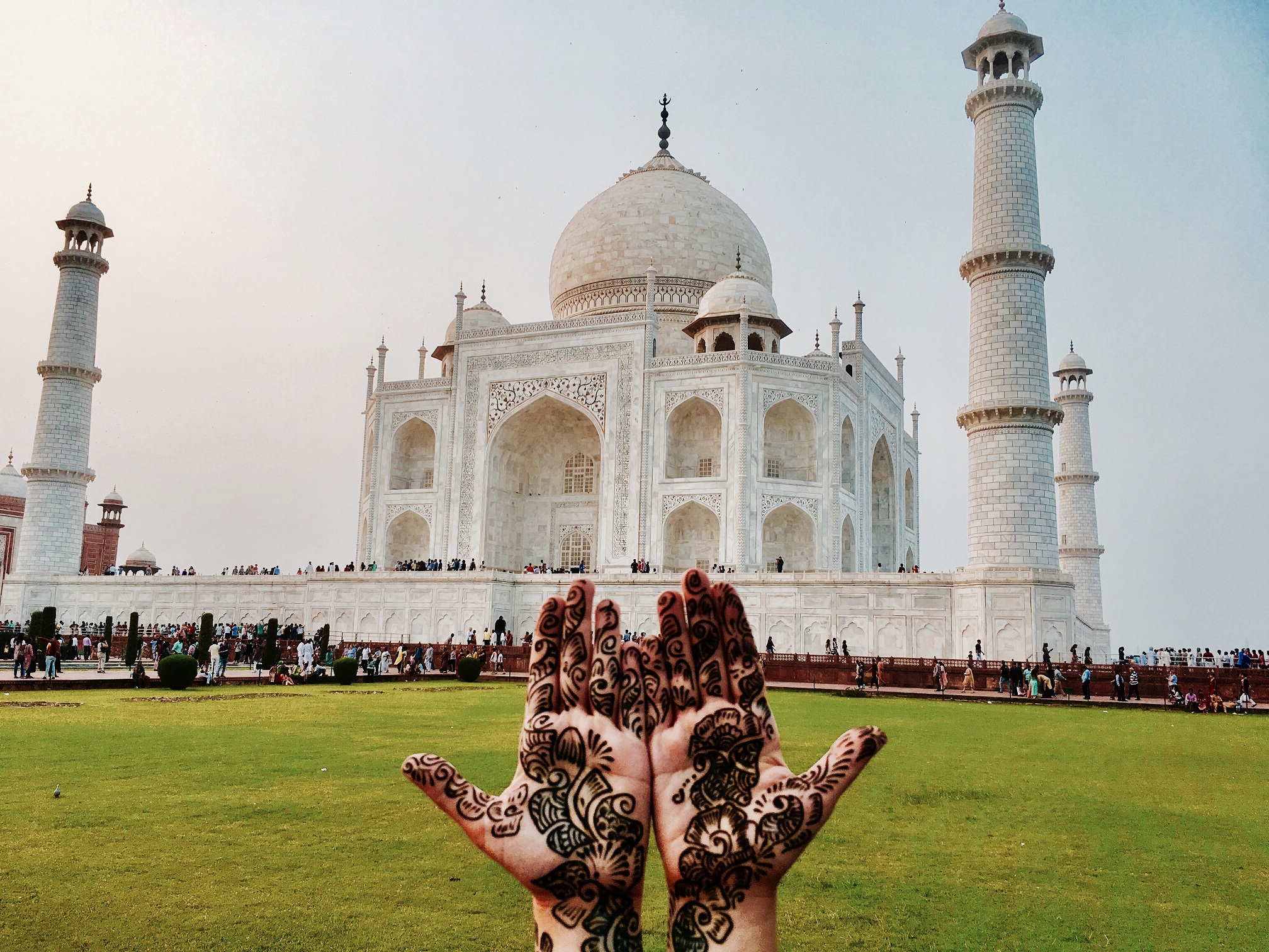 Seeing the monument of Taj Mahal made my eyes in tears . It is one of the most beautiful creation on earth. The Taj Mahal was built by the Mughal Emperor Shan Jahan in commemoration of his favourite wife, Empress Mumtaz Mahal. 