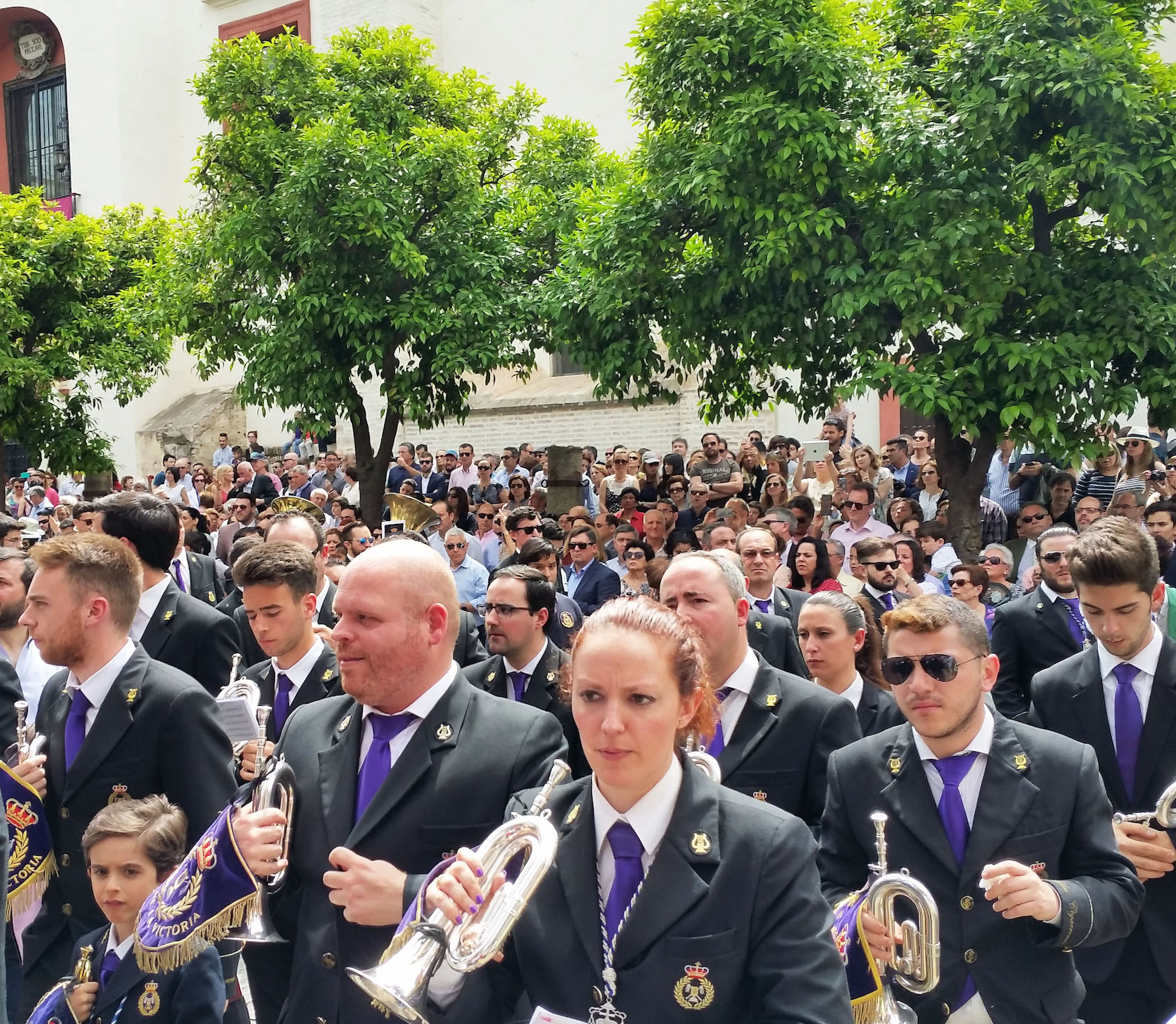 Music also plays an important part in Semana Santa processions - most are accompanied by live marching bands.