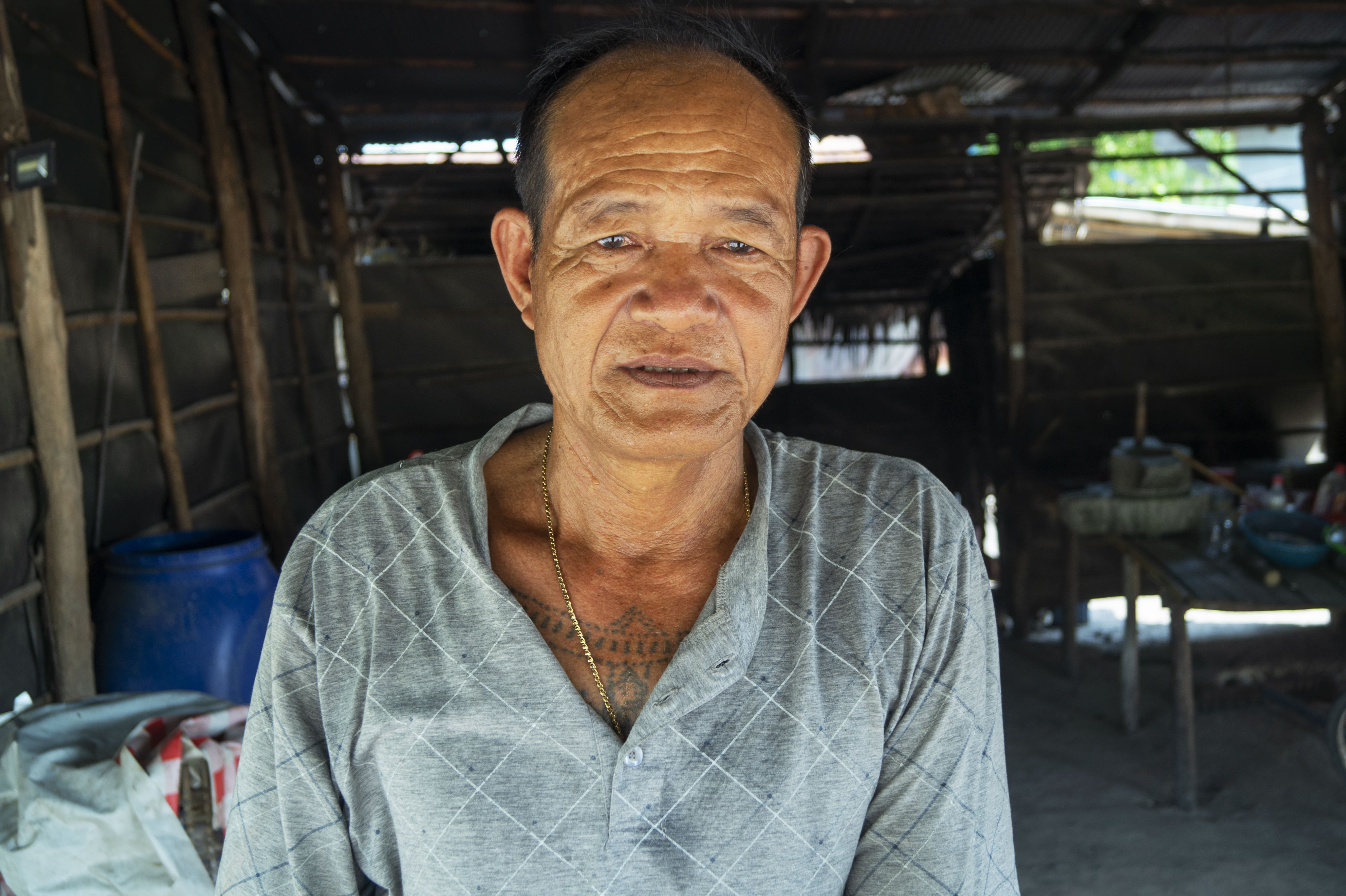 Sarun Khoun, Paris's grandfather, remembers in 1970 being exposed to powder that caused his eyes to burn. “I have constant chest pain,” Khoun said, but added that his Agent Orange-related suffering is incomparable to the torture he suffered under the Khmer Rouge. 