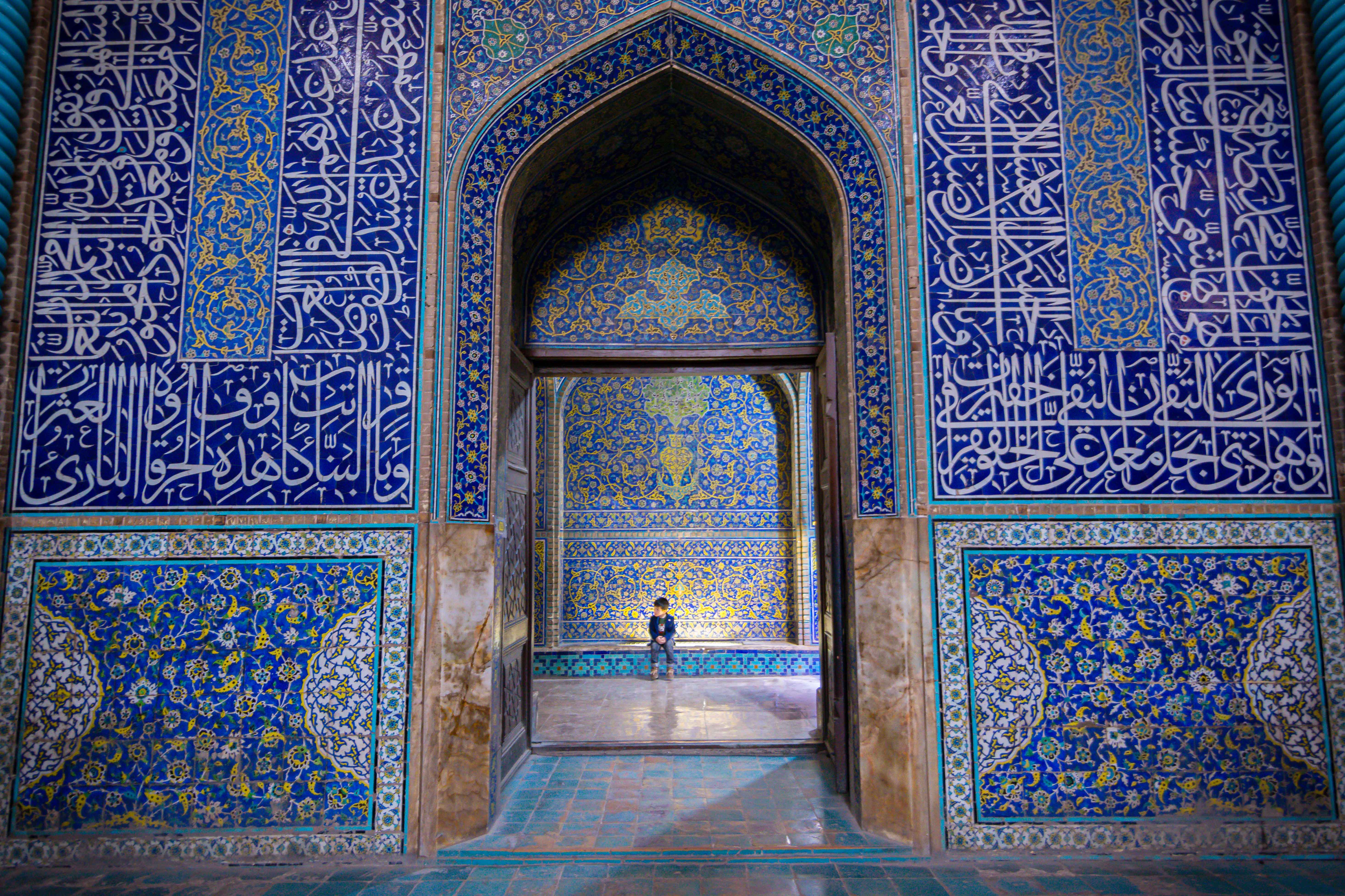 Tranquil, symmetrical and captivating - I often found myself in deep contemplation, just like this young boy in Jameh Mosque of Isfahan. Iran is architecturally unparalleled and nowhere is this more apparent than by stepping foot into notable mosques such as Shah Cheragh or Nasir al-Mulk in Shiraz.