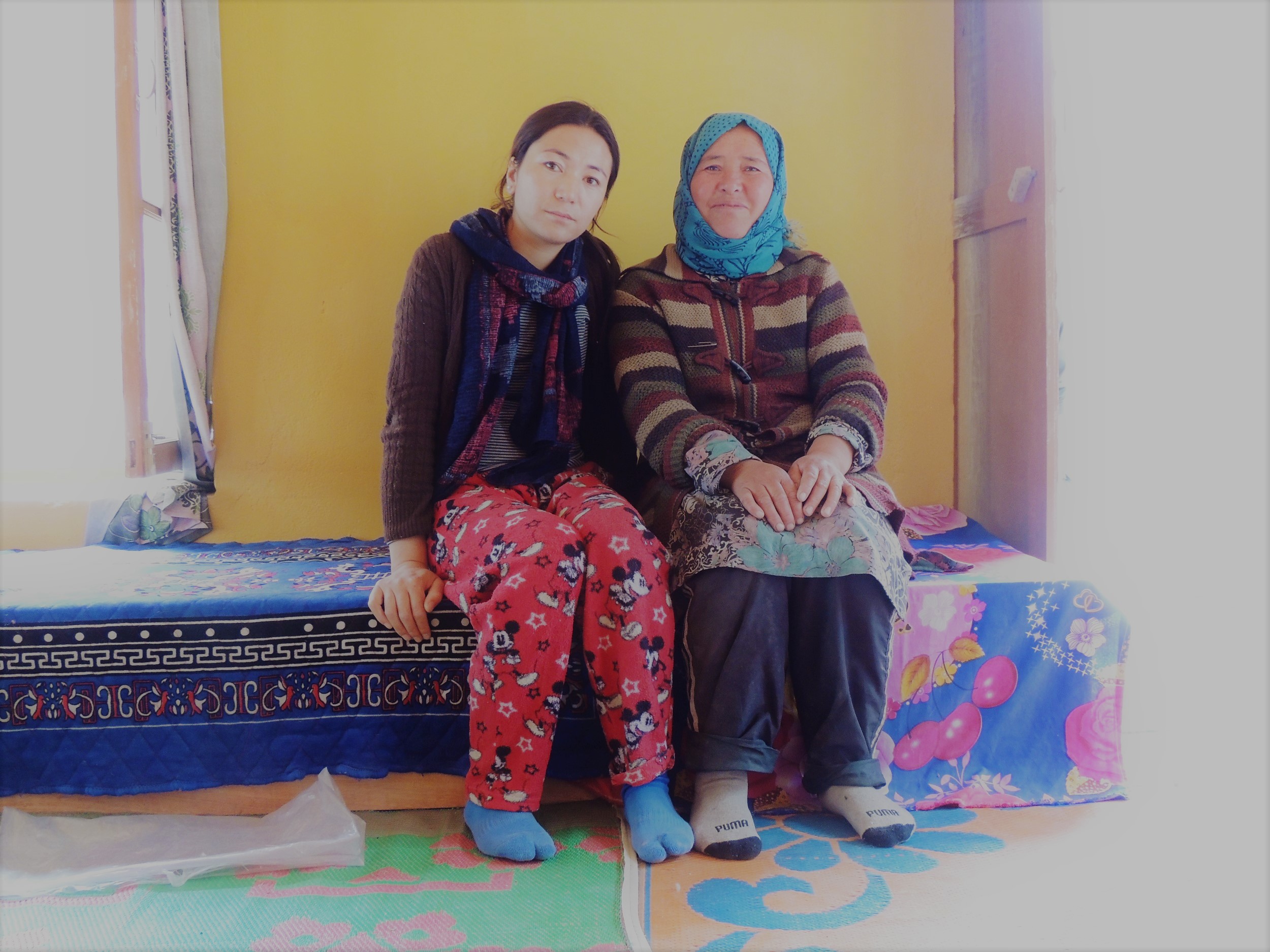 Padma Yangdol (left) grew up here in Markha Valley. She runs the new women’s café in Kaya during summer: “Together with tourism, the café is the only source of income in the region and an opportunity for rural women to gain more independency.” Padma wants to work as a trekking guide one day.
