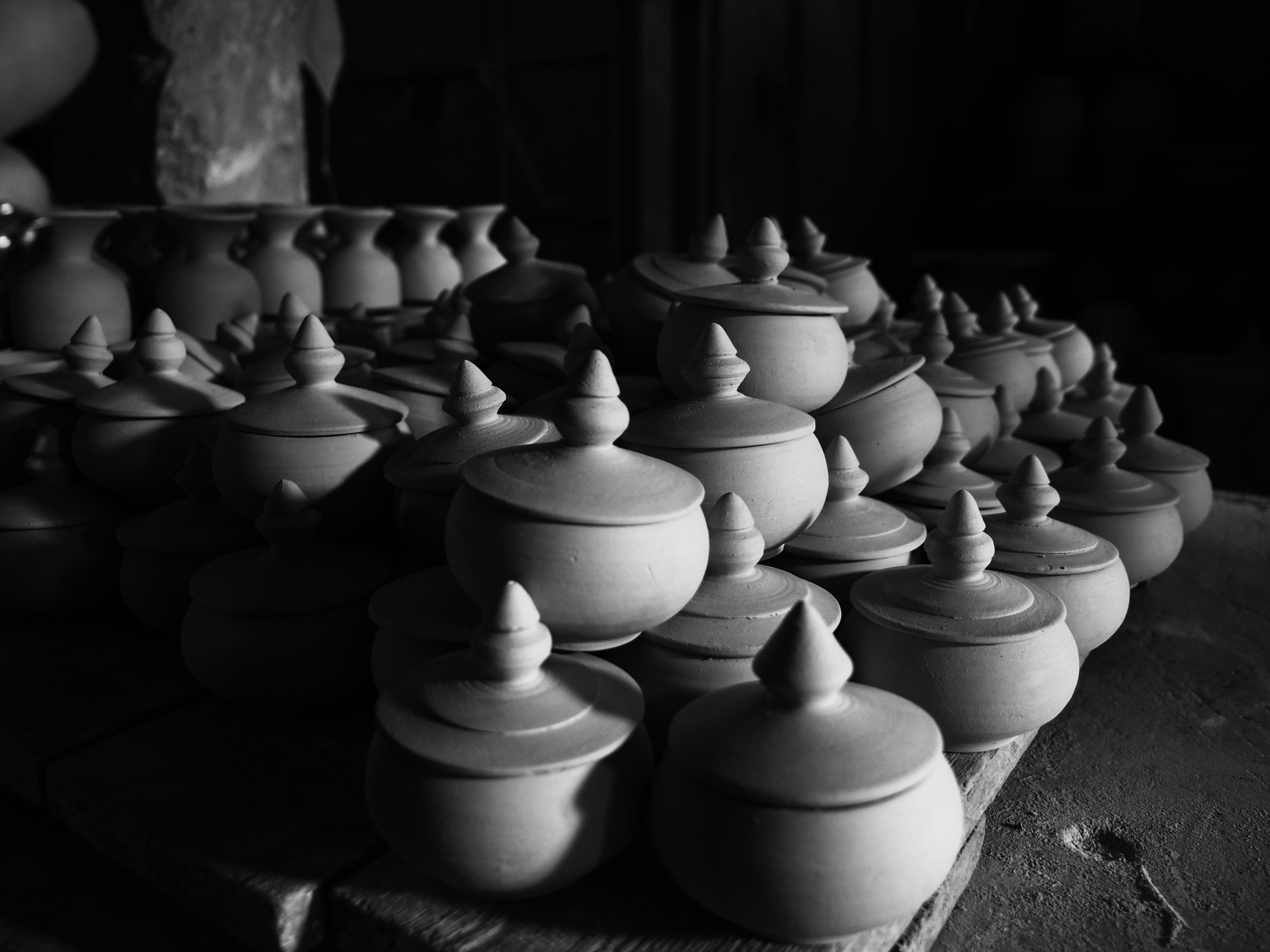 Pottery - Fes. This magically aesthetic art is a treasure to come across but watching the potters at work is a sight I will never forget.