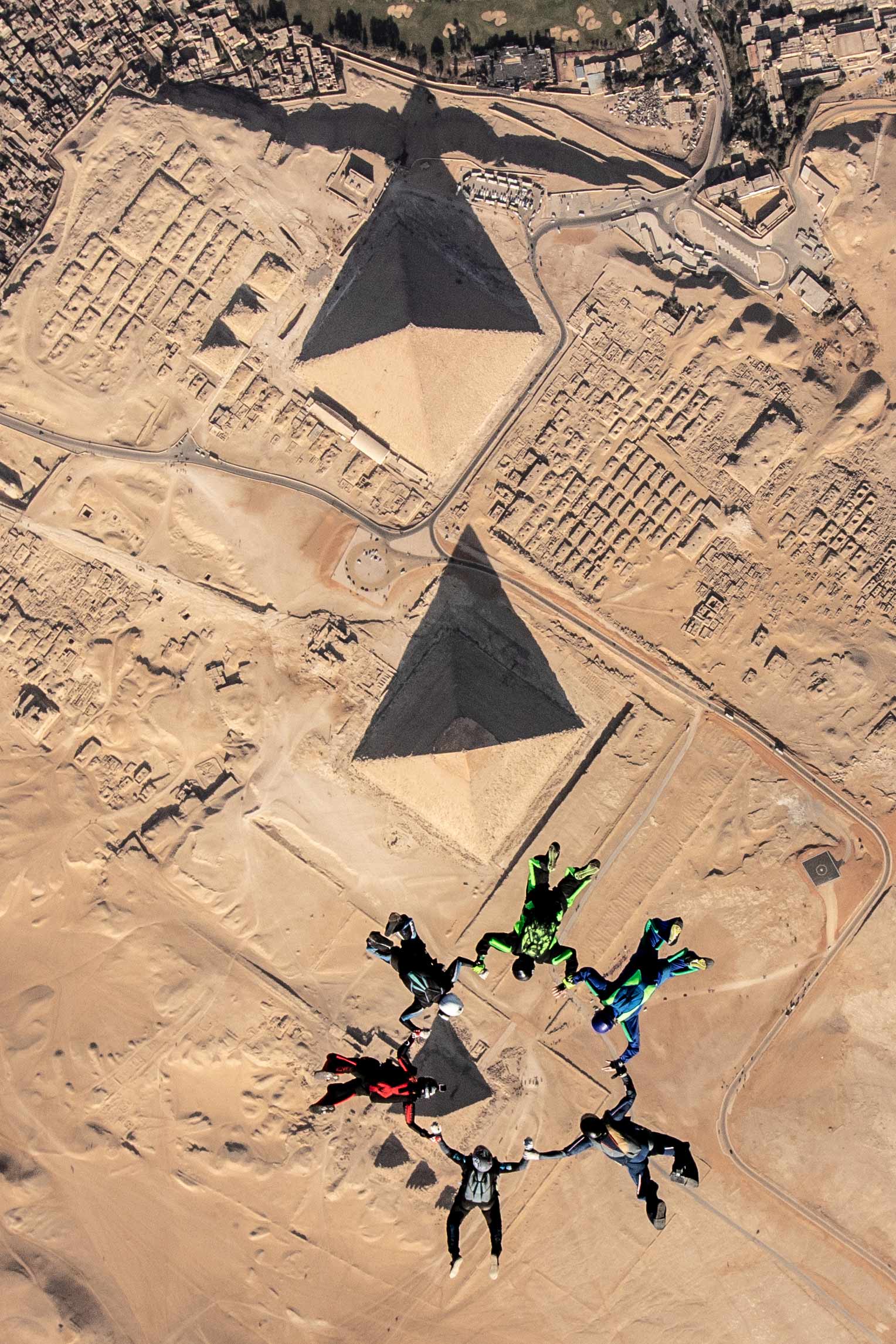 Shadow of Horus can only be seen by gods, aliens and skydivers.