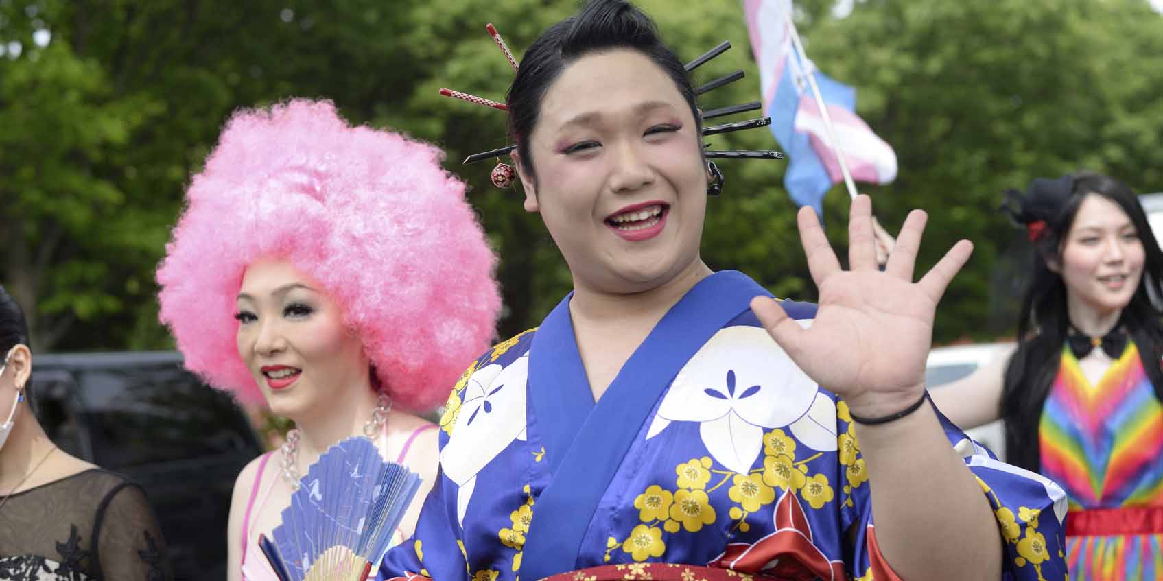 the date of the first gay pride parade in japan