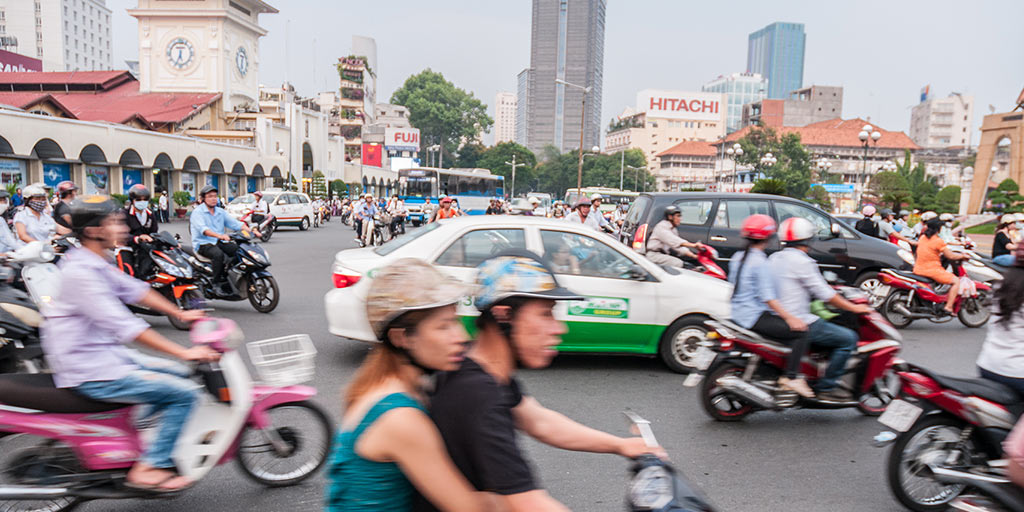 How To Survive Road Crossing In Vietnam! 