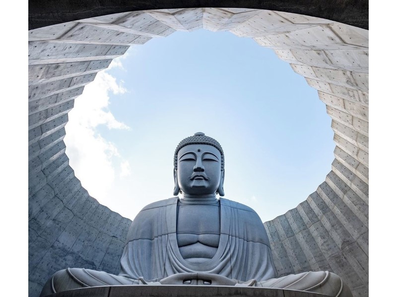 Hill of Buddha, Hokkaido, Japan.