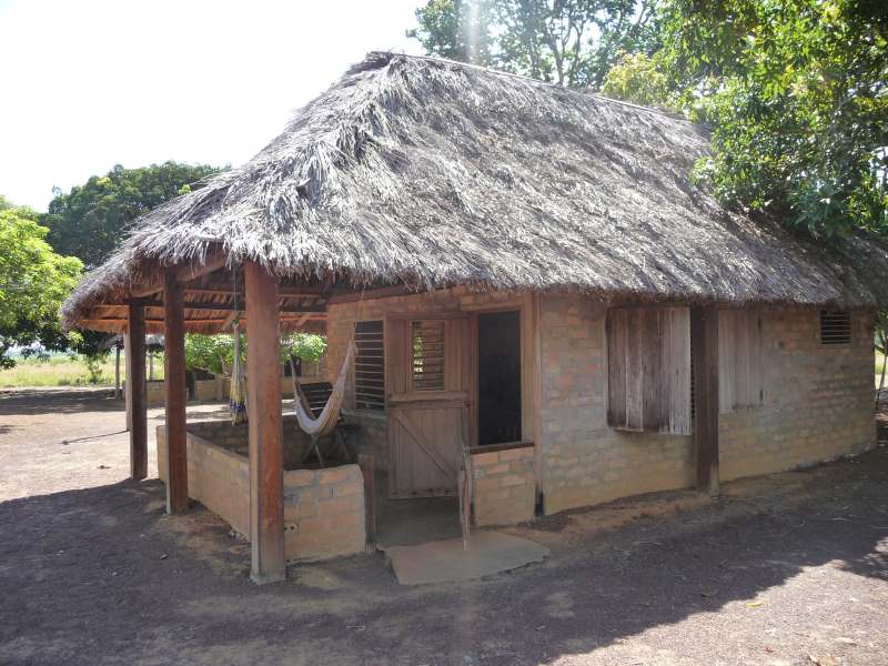 Our cabin at Karanambu Lodge.
