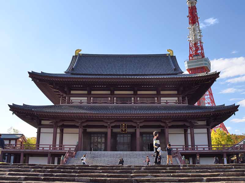 Zojoji Temple in Tokyo.