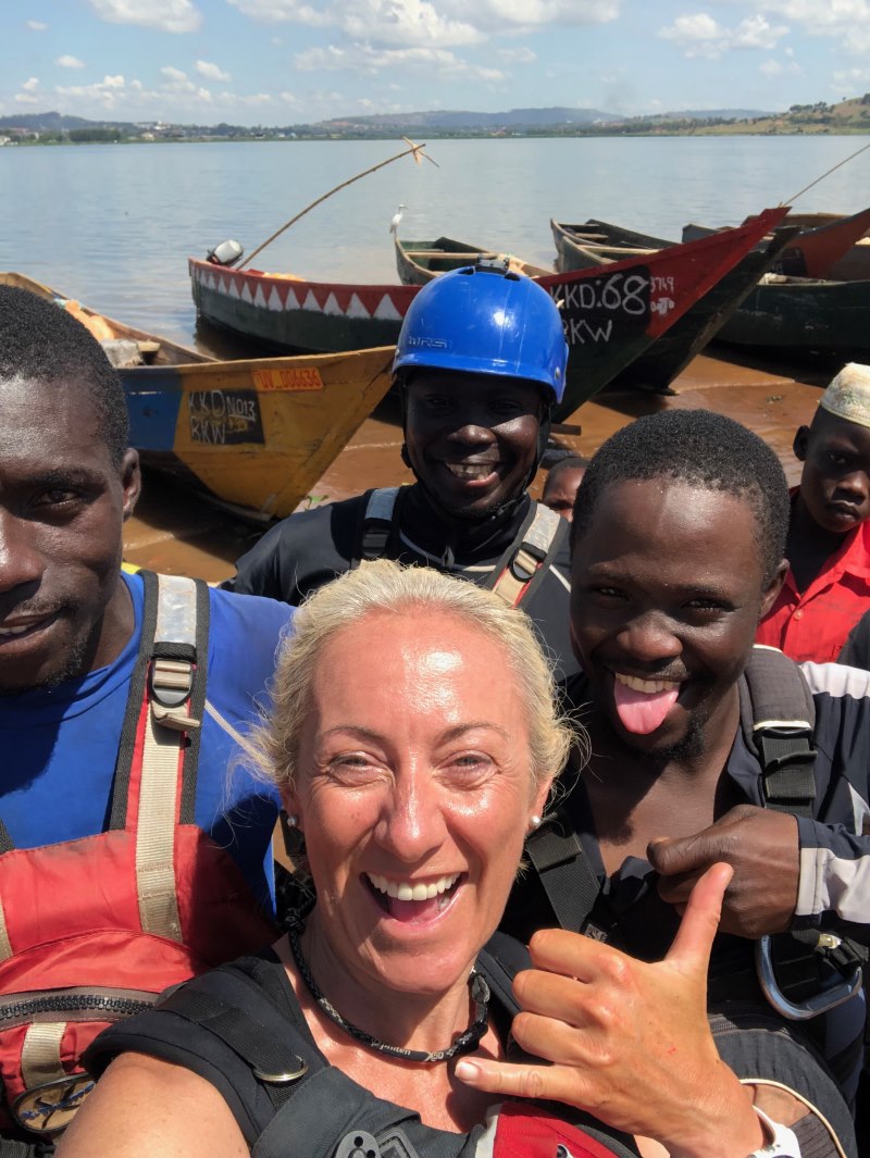 On Lake Victoria in Uganda, about to begin our final day for this section.