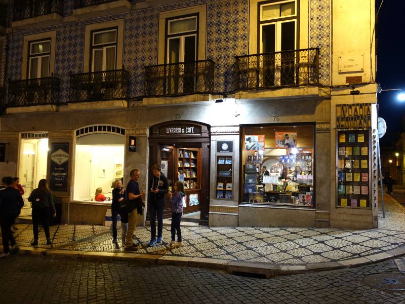 Livraria Bertrand in Lisbon.