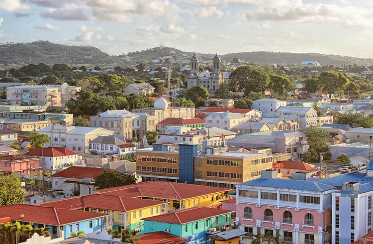 The colorful capital of Antigua, St John's