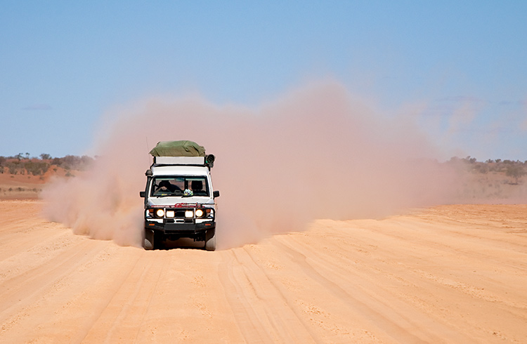 A dusty road trip in Australia's Outback