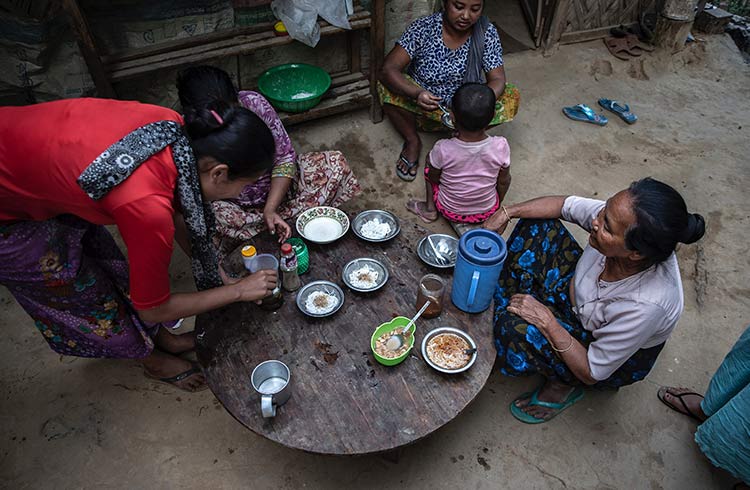 Making food in Bangladesh