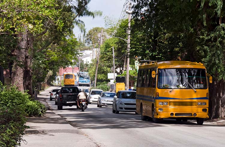 Traffic in Barbados