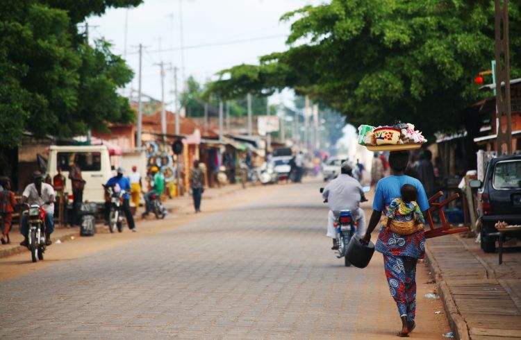 Streets of Ouidah, Benin