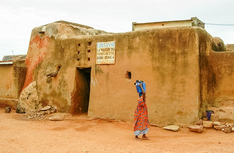 House of the First Ancestor. Old town of Bobo-Dioulasso, Houet Province, south-western Burkina Faso