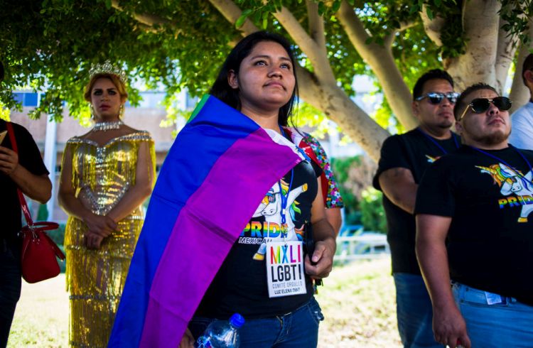 LGBTQ+ people together in Mexico