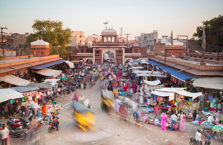 Rush in Jodhpur Market