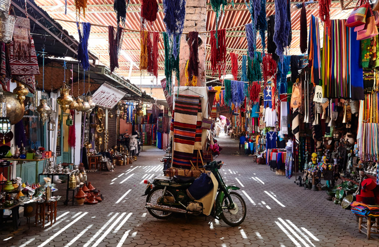 The Souk of Marrakech, Morocco 